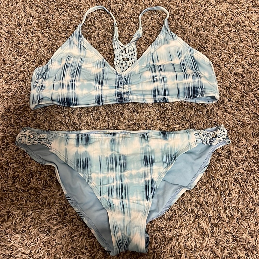 Blue bikini